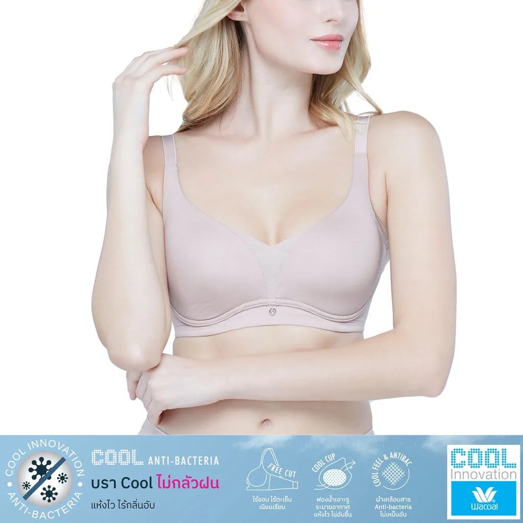 Wacoal Curve Diva บราเก็บกระชับสาวคัพใหญ่ รุ่น WQ1857 สีเบจ (BE)