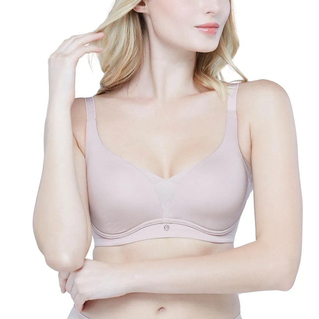 Wacoal Curve Diva บราเก็บกระชับสาวคัพใหญ่ รุ่น WQ1857 สีเบจ (BE)
