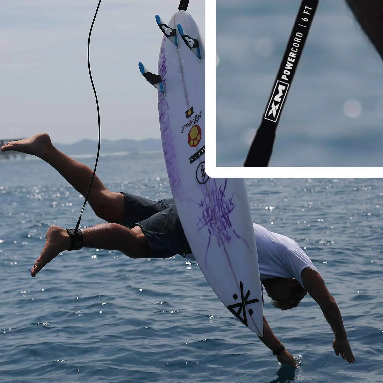 XM x VISSLA SURFBOARD LEASH / BIG WAVE (.313in)